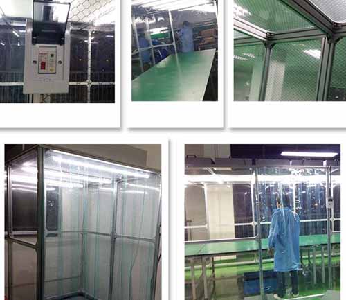 100級潔凈棚結構圖 100級潔凈棚結構圖